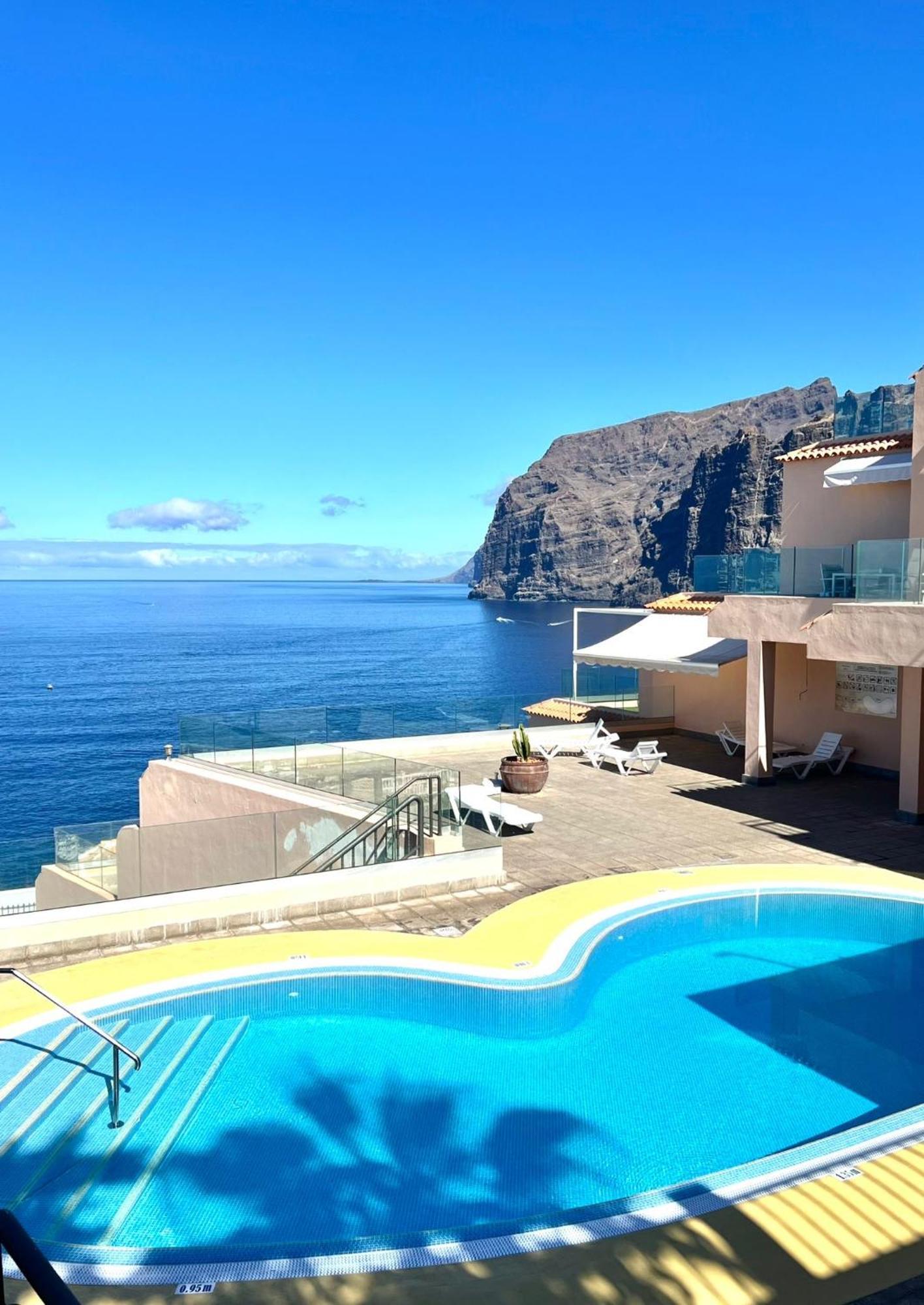 Apartamento Incleibles Vistas Al Oceano Y Piscina. Acantilado de los Gigantes ภายนอก รูปภาพ